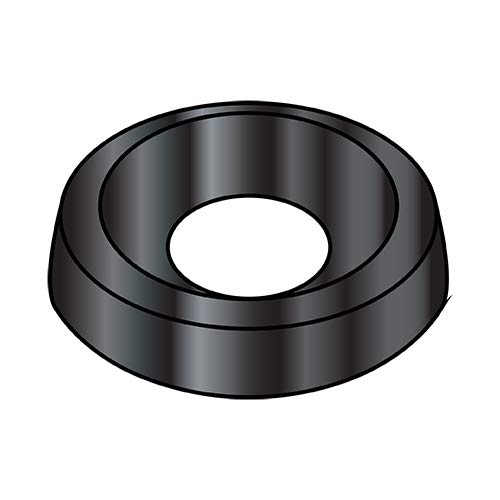 #8 Countersunk Finishing Washer Black Zinc (Pack Qty 10,000) BC-08WCBZ by Shorpioen