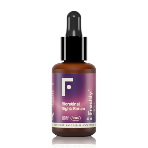 Freshly - Serum Facial de Retinal – Acelera la Renovación Celular – Reduce Arrugas y Marcas de Acné – Piel más Firme - Apto para pieles sensibles - 100% Natural - 30 ml