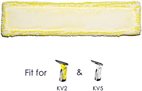 Bluwhale Window Vacuum Cleaner 3 PCS Replacement Cloth Pads Microfibre Swipping Mop Pads Compatible with WV2 WV5 WV 50 60 75 Plus Window Vacuum Cleaner