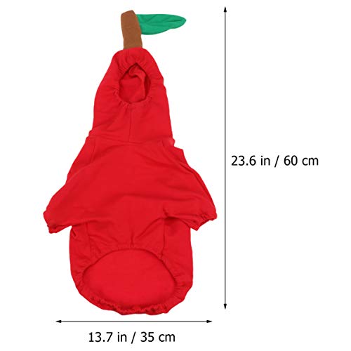 Disfraz para perro Halloween rojo tamaño L miniatura 4