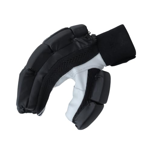 Image of WHITEDOT Sports Dot 2.1 Cricket Batting Gloves||Suitable for Boys|Small Left Hand||Black |Perfect for Young Cricketers, Lightweight and Durable Design for Optimal Performance | Leather