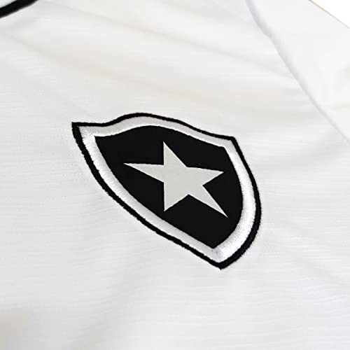 Camisa Botafogo Jacquard Branca - Masculino Tamanho:GG;Cor:Branco