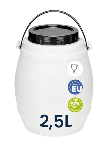 Serbatoio acqua versatile per ogni utilizzo! Perfetto come contenitore per conserve, tanica acqua o barile per crauti. Anche ideale come contenitore per alimenti o mangimi.