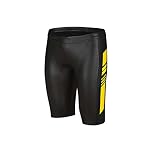 Arena Unisex Neoprene Jammer, Black/Yellow, Large