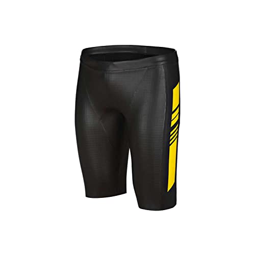 arena Pince-Nez Unisexe de compétition pour Professionnels (Rembourrage Souple) L Noir/Jaune