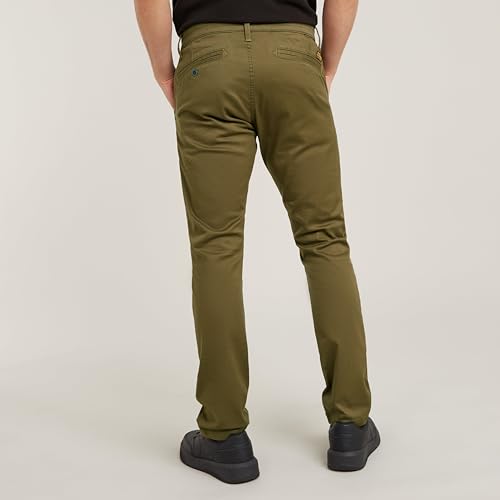 G-STAR Raw - Mens Skinny Chino 3.0, Color Dark Olive, Size: 30W x 32L2