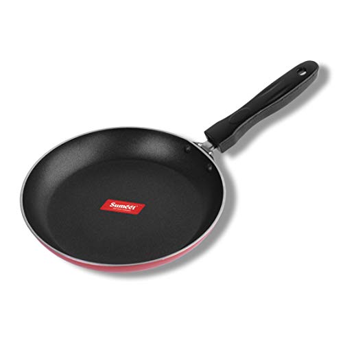 Image of Sumeet 2.6mm Non stick Tapper pan -0.5Ltr - 17cm Dia (Red)