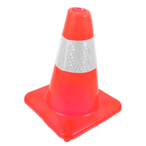 Ciieeo Sturdy Traffic Cone Reflective Strip 30cm High for Parking Driveway and Safety