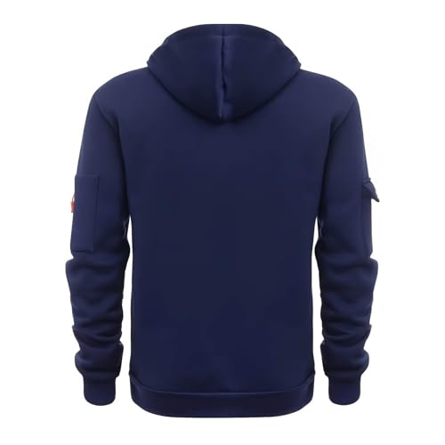 Tactical Hoodies for Men, Military 1/4 Zip Pullover Cargo Hoodie Jacket Casual Workout Fleece Sweatshirt with Pockets3