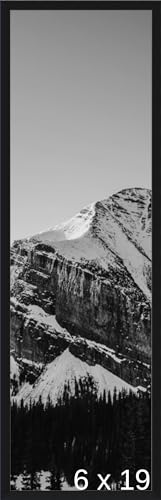 Frame It Easy 6 x 19 Satin Black Metal Frame (Ashford)