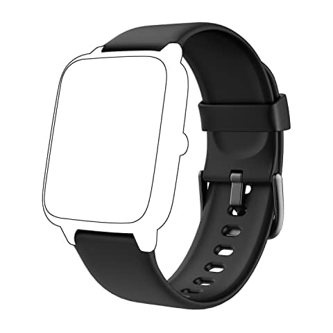 GRV Replacement Strap Band for Smart Watch FC1 (Black) Cover