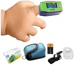 Oxímetro De Dedo Profissional Pediátrico Uso Infantil Certificado Pela Anvisa