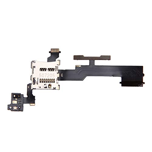 HONGYAN Cell Phone Accessories Volume Control Button & SD Memory Card Slot Flex Cable for HTC One M8 Phone Parts
