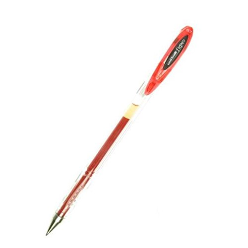uni-ballSigno UM120 Gel Ink Rollerball Pens Medium Tip 0.7 mm Red Pack of 3aa