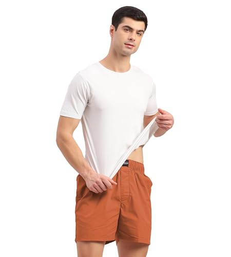 Image of Freecultr Cotton Boxer Shorts for Men Dual Pockets Moisture Wicking Microfibre | Pack of 1 | Regular Fit | Breathable & Comfortable Half Short Pants Ultrasoft Waistband