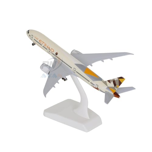 Image of Big Size Etihad Airways Airlines Landing Gear Wheels Aeroplane Scale Model Die Cast Metal Aircraft Highly Detailed Replica Gift 19 Cm (Etihad Airlines)
