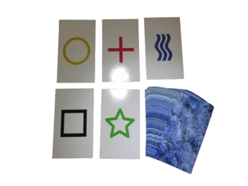 1PK E04C Low Cost Zener Style UNMARKED ESP Testing Cards - not Marked - not a Magic Trick