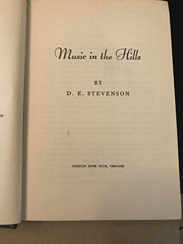 Music In The Hills B001H05RMI Book Cover
