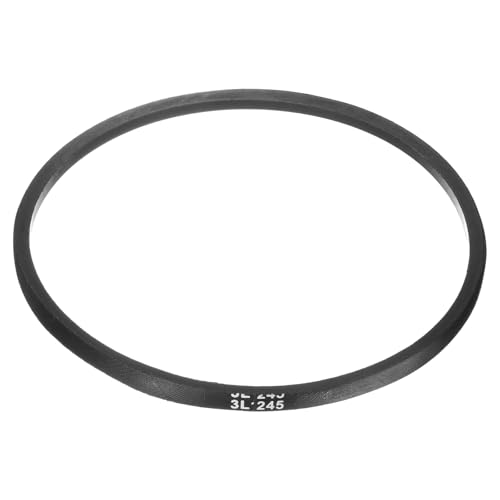 uxcell 3L245 Classic Wrapped Rubber V-Belt, 24.5"(622mm) Outside Circumference, 3L Profile V Belt 3/8" Width 7/32" Height