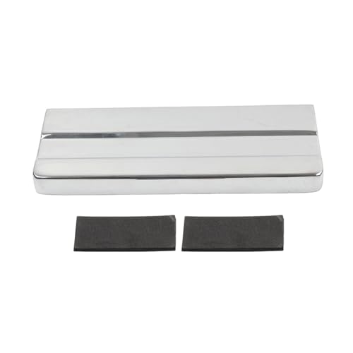 Bacar 1 Pc Box Cover Battery Top Aluminium Chrome for Harley Super Glide