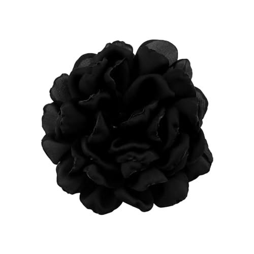 Image of CSIYANJRY99 Dainty Feather & Rose Flower Large Brooch Lapel Pins Delicate Elegant Handmade Flower Brooches Pin Classic for Wedding Party Dance Banquet for Women Dress Suit Ceremony Clothes Accessories Jewelry Valentine's Day Gifts