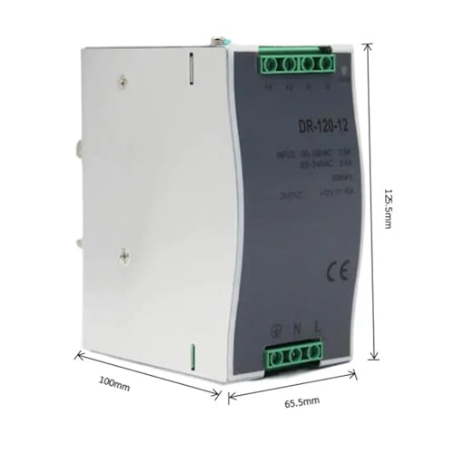 Transformateur DR-120-24V5A de type rail alimentation à découpage régulée - 6