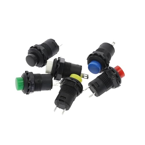 Bouton-poussoir momentané 12mm mécanisme autobloquant pour contrôle stable