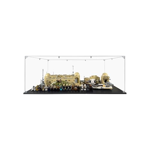 SONGLECTION Acrylic Display Case Compatible for Lego for Mos Eisley Cantina #75290, Dustproof Display Case (Case Only) (Lego Sets are NOT Included)