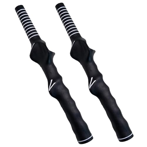 2 PCS Golf Swing Training Grip, Left-Hand Golf Club Grip Trainers, Golf Practice Aid for Beginner Learn Correct Grip Posture
