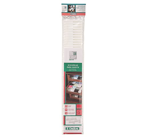 Organizador com 5 Divisórias Tóquio Branco 65x40cm