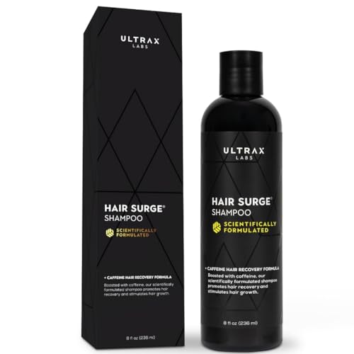 Ultrax Labs Hair Thickening Shampoo for Thinning Hair and Hair Loss - Hair Surge 8 oz for Women and Men