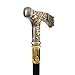 Golden Black Tiger Luxury Pattern Walking Stick Party Fashion Elegant Walking Stick Decorative Cospaly Cane Knob Crosier 90cm