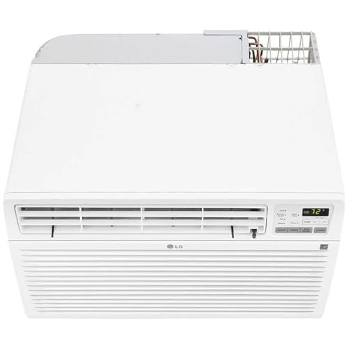 Image of LG 11,200 BTU Through the Wall Air Conditioner, 230 /208V, Cools 550 Sq.Ft. for Bedroom, Living Room, Apartment, with Remote, 2 Cooling & Fan Speeds, 4-Way Air Deflection, Supplemental Heat, White