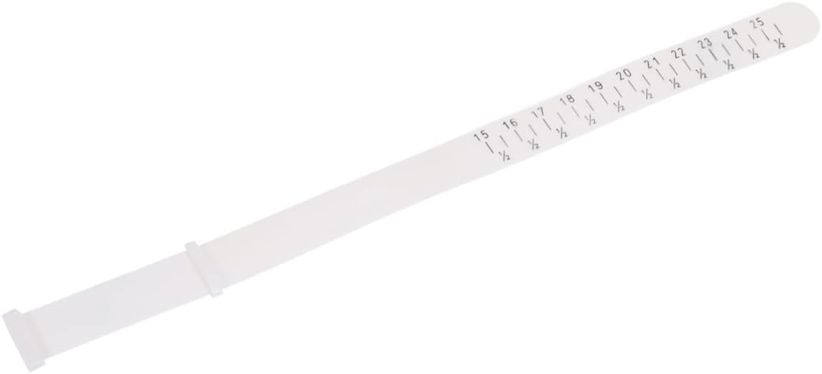 VILLCASE Bracelet Measuring Ring 2pcs Jewelry Wrist Size Measure Tool White Bracelet Bangle Gauge