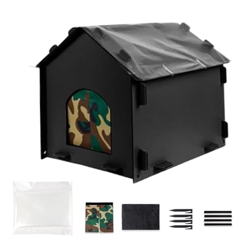 Refugio para gatos impermeable y plegable para exteriores 2