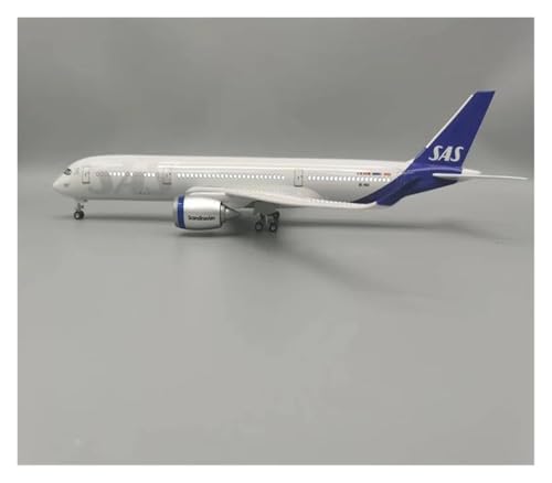 Modelo de avión escandinavo A350-900SAS en resina a escala 1/150 con acabado de metal fundido 4
