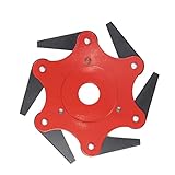 JUIYU Patio, Lawn & Garden 6 Teeth Grass Trimmer Head Brush Cutter Blade Manganese Steel Mower Garden Lawn...