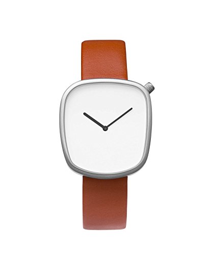 Bulbul Pebble Swiss Made Ronda 762 White Dial Men's Watch 03 #TOP6