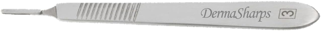 DermaSharps Dermaplaning Blade Handle #3 - for Blades #10 to #15 Dermaplane