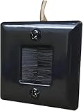 DATA COMM Hole Saw Brush Wall Plate Cable Pass Through, 2x2 Inch In-Wall Cord Management, Low Profile Recessed, Hiding Low Voltage TV Wires, Speaker & HDMI Cables, 2.01