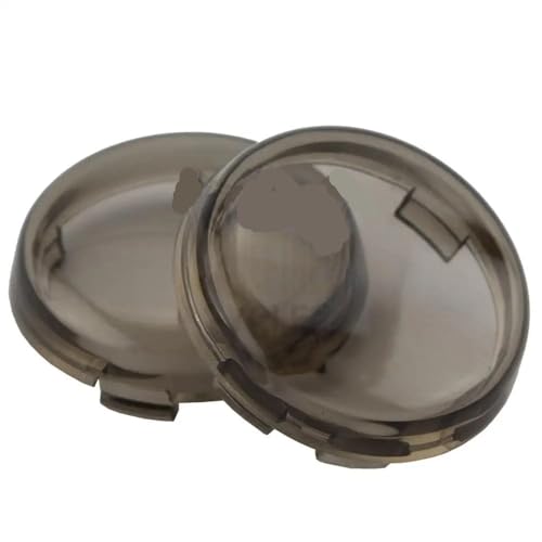 Gril de phare lentille clignotant moto 2 pièces gris foncé pour Dyna et Touring