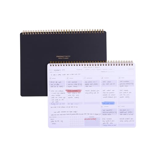 Weekly Planner Notepad-Minimalist 7-Day To Do List, 54 Sheets Dashboard