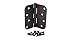 (Pack of 6) kesler 4 Inch Oil-Rubbed Bronze Door Hinges with 5/8" Radius Corners