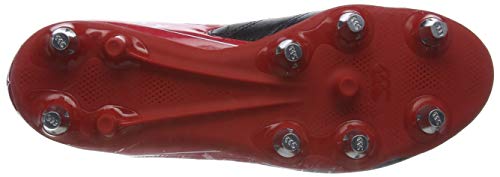 Canterbury Men\'s Training Rugby Shoe, CCC Black True Red, 16