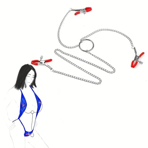 HAZURE Clip Ajustable para joyería de pezón de Metal para Mujeres y Hombres, Clip no Perforado, un Regalo Encantador para Mujeres