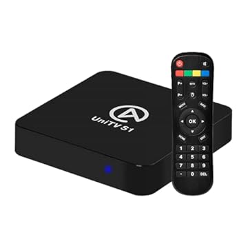 Receptor Canais Unitv s1 4k Único Modelo Original unitv s1 Configurado tv box Vitalício