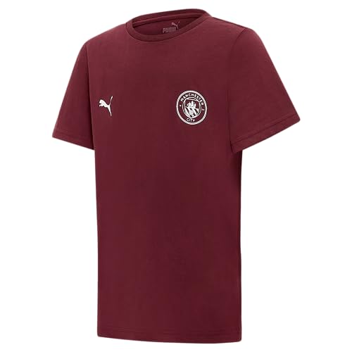 Manchester City Essentials Kids Tee - Burgundy - Size: Small