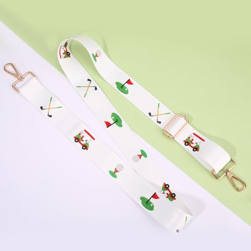 Image of NVENF Game Day Purse Strap Replacement Baseball Basketball Soccer Golf Crossbody Shoulder Bag Straps for Stadium Clear Purse (Style H)