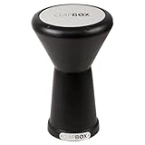 Clapbox Darbuka Hand Drum, A Percussion Instrument good for Beginners or Professionals, NOT MADE IN CHINA, The most reviewed Hand Drums brand Worldwide (Black)