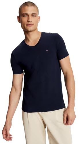 T-shirt col en V Tommy Hilfiger ajusté résout le manque de style